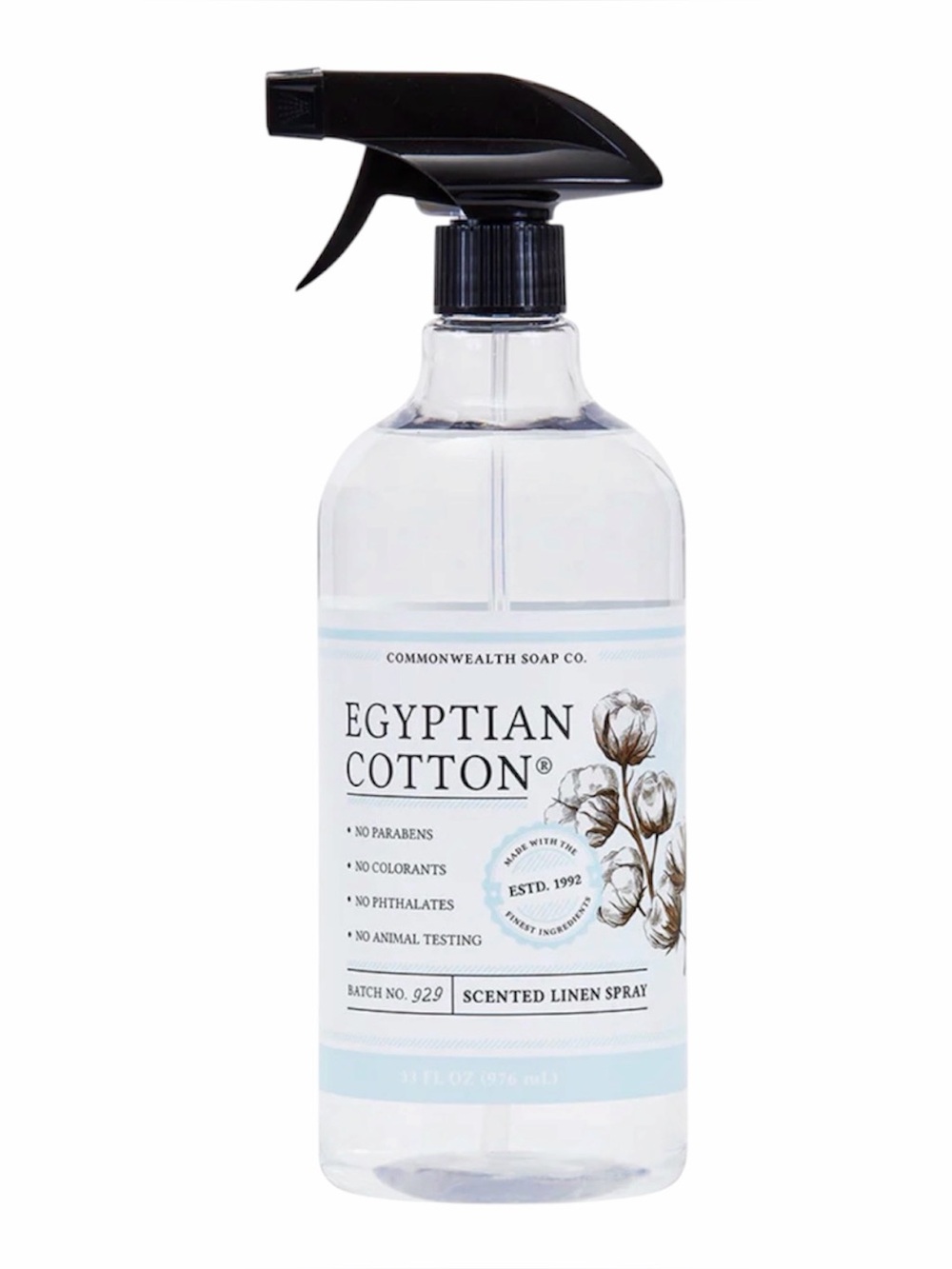 Commonwealth Soap & Toiletries CST EGYPTIAN COTTON multipurpose linen/room Spray